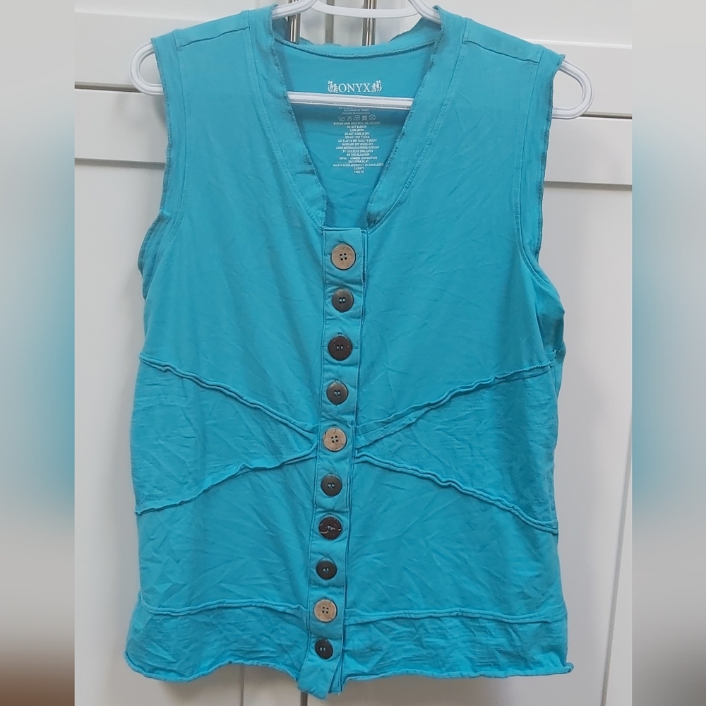 Onyx Blue Vest / Top